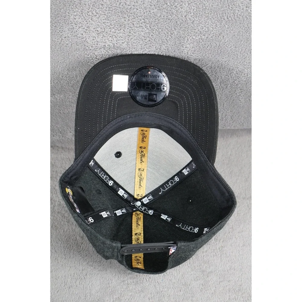 NBA Finals Hat Cap Snap Back Mens One Size Black NBA Basketball 9FORTY New Era